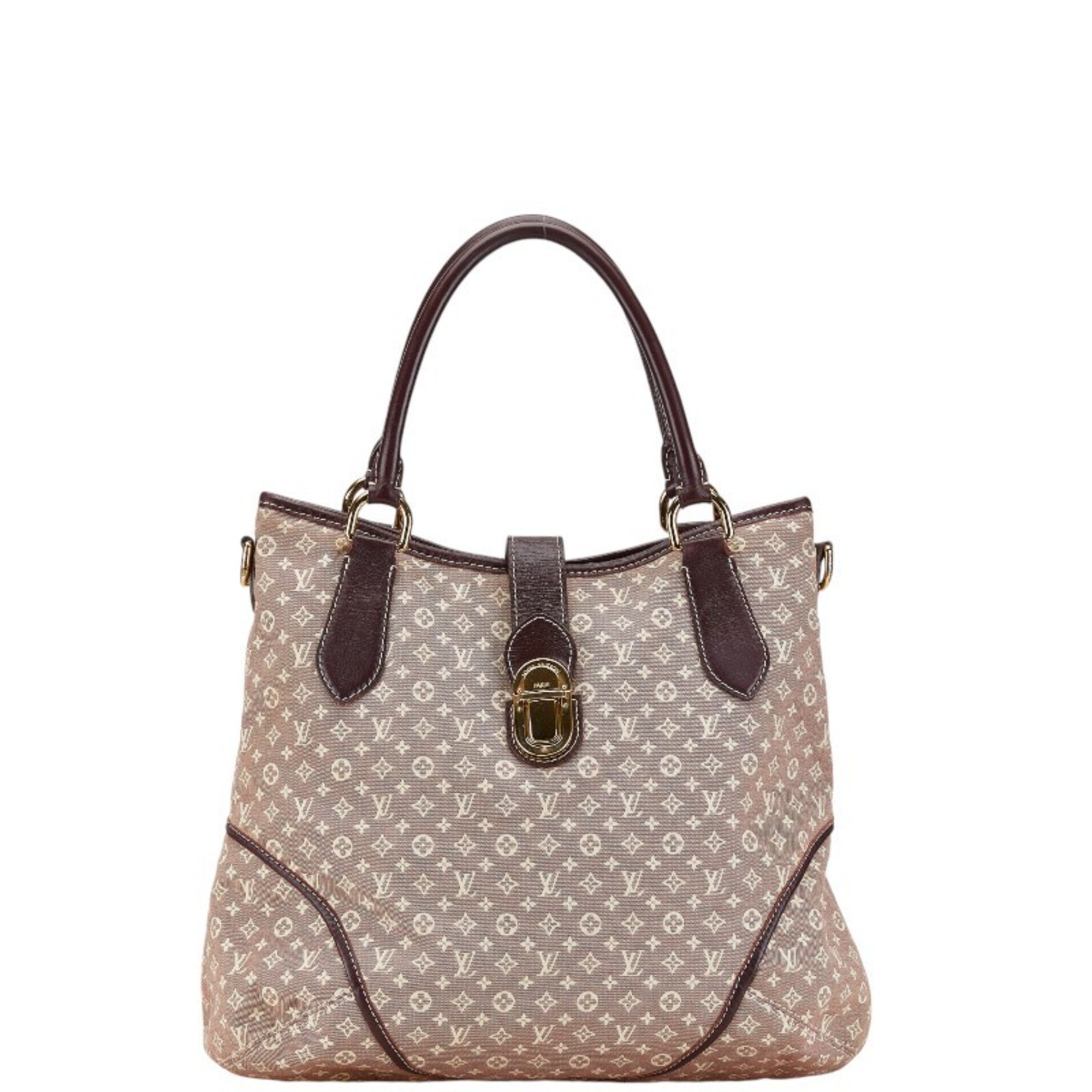 Louis Vuitton Monogram Idylle Elegy Handbag Shoulder Bag M56698 Sepia Purple Canvas Leather Women's LOUIS VUITTON