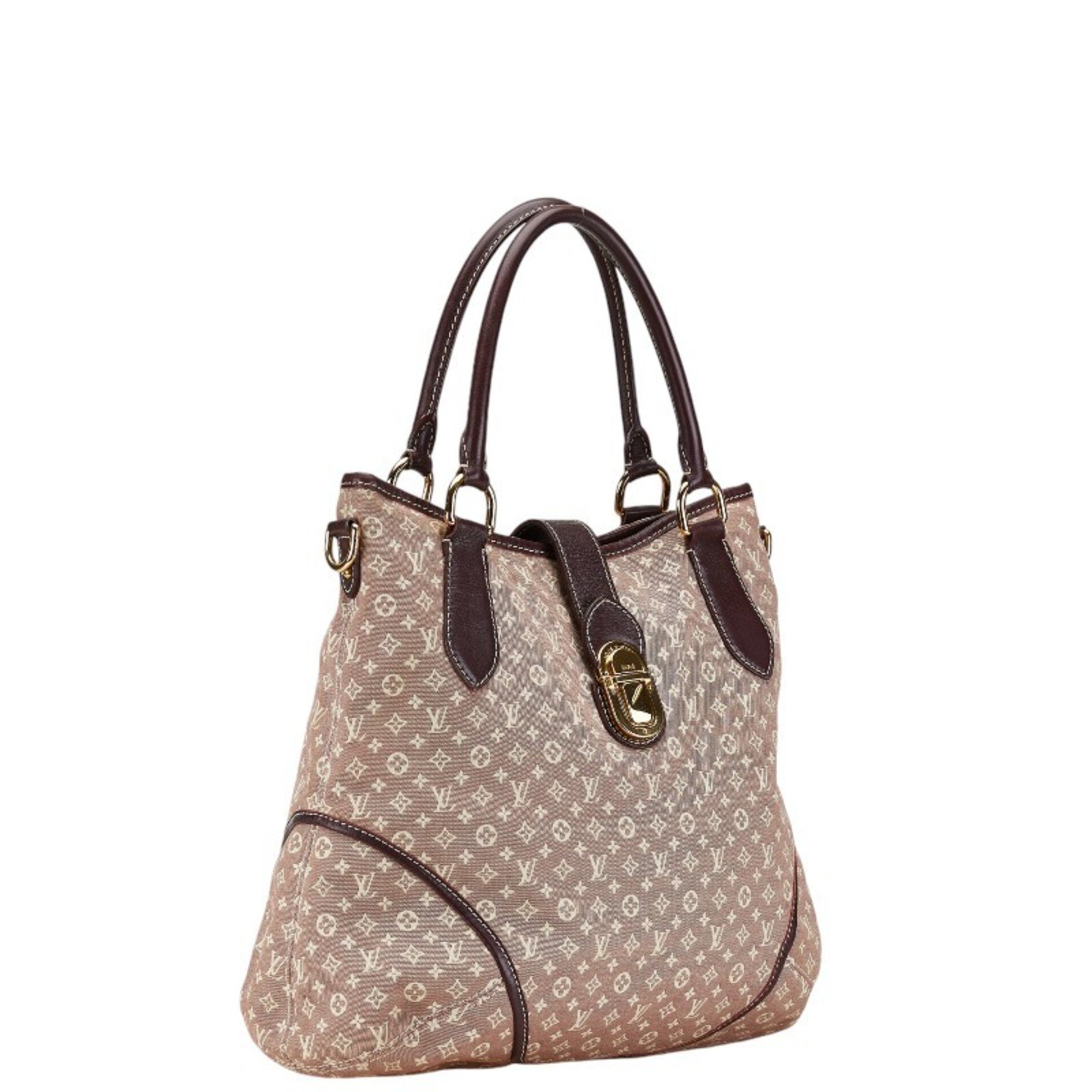 Louis Vuitton Monogram Idylle Elegy Handbag Shoulder Bag M56698 Sepia Purple Canvas Leather Women's LOUIS VUITTON