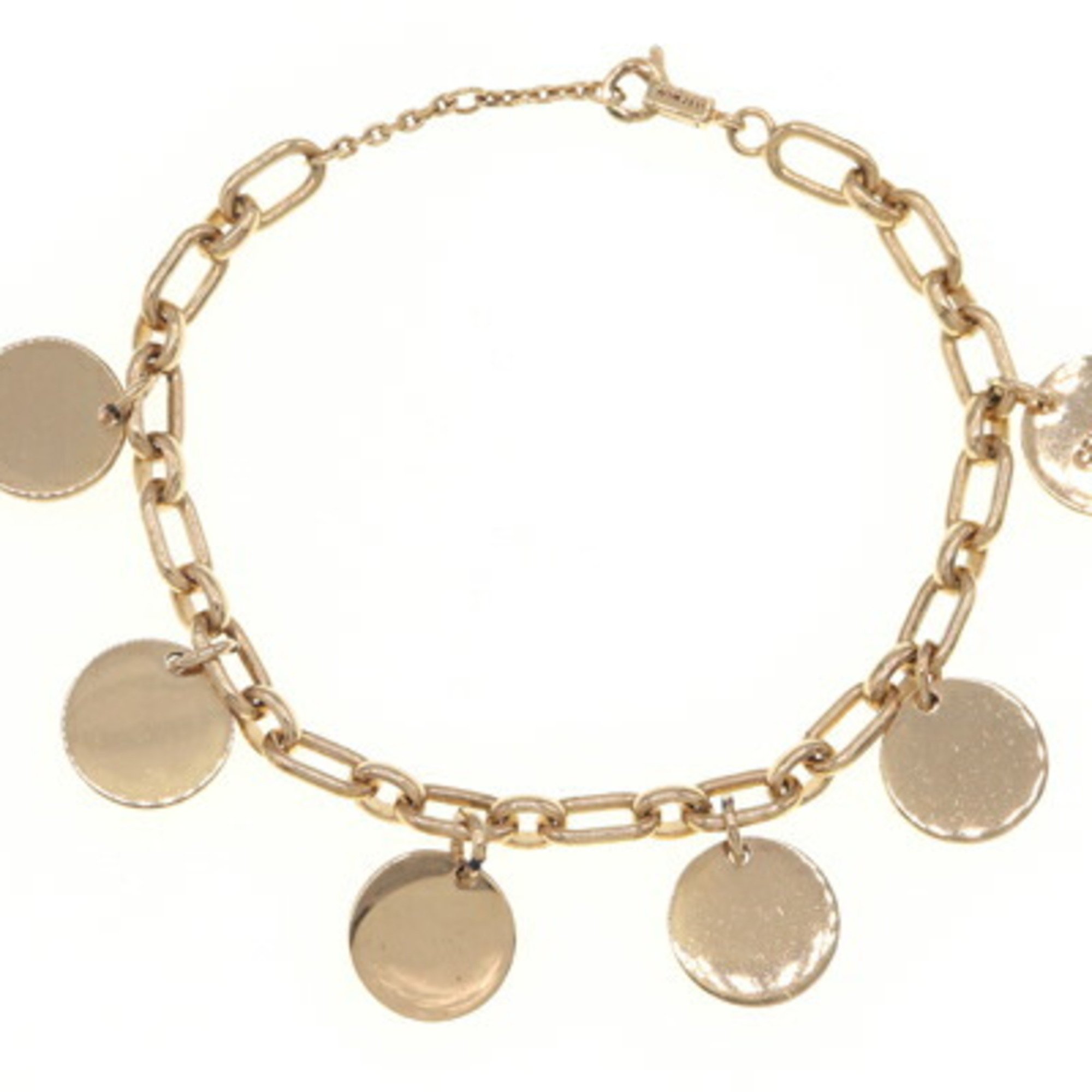 CELINE Bracelet Circle Gold Metal Women's