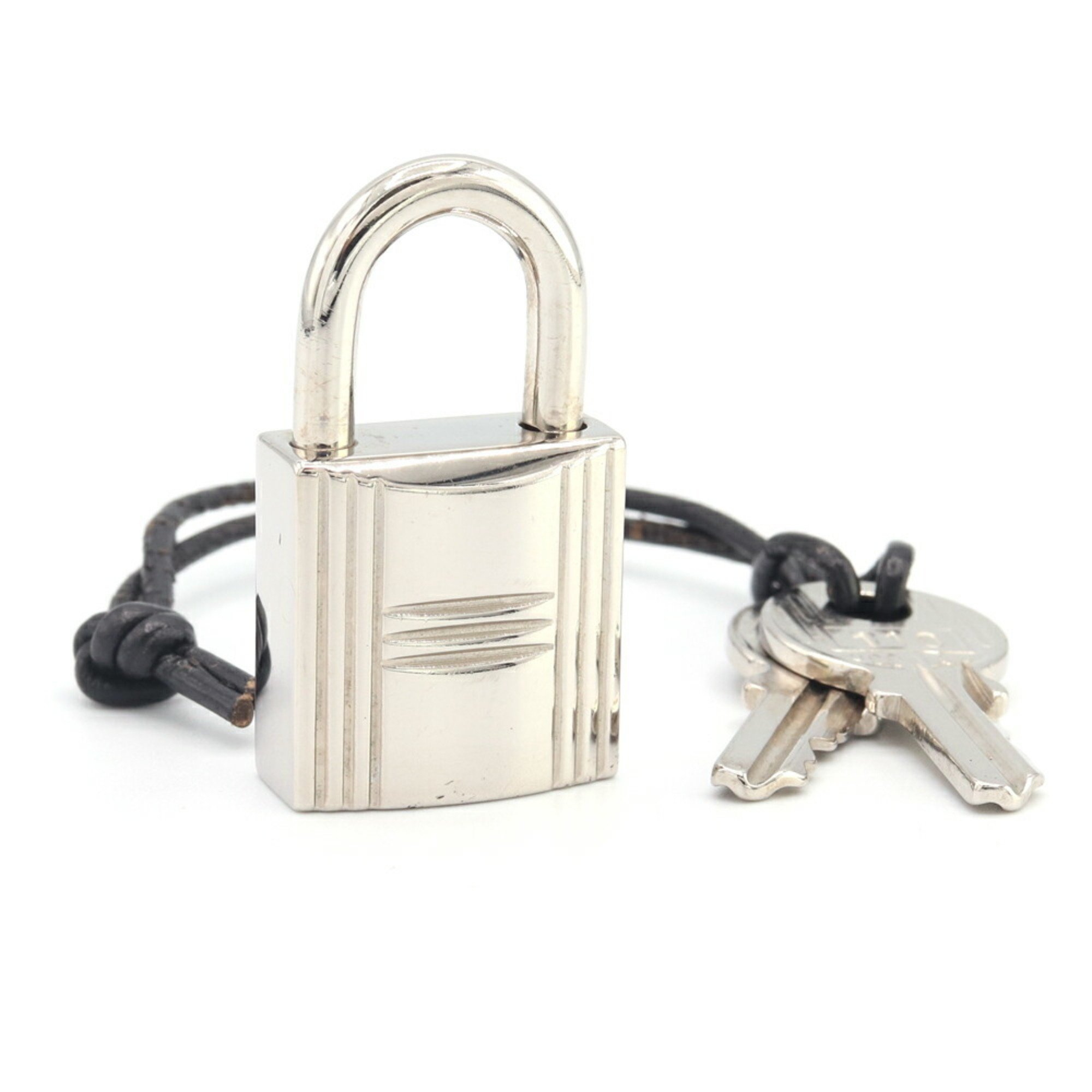 Hermes Padlock Silver Metal for Men and Women HERMES