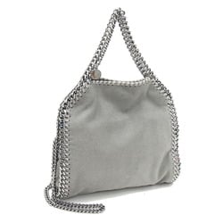 Stella McCartney Handbag Falabella 371223 Grey Polyester Shoulder Bag Chain Women's