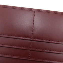 Cartier Bi-fold Long Wallet Must L3000466 Bordeaux Leather Women Men