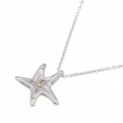 Tiffany Necklace Elsa Peretti Starfish SV Sterling Silver 925 Pendant Choker Women's TIFFANY & CO