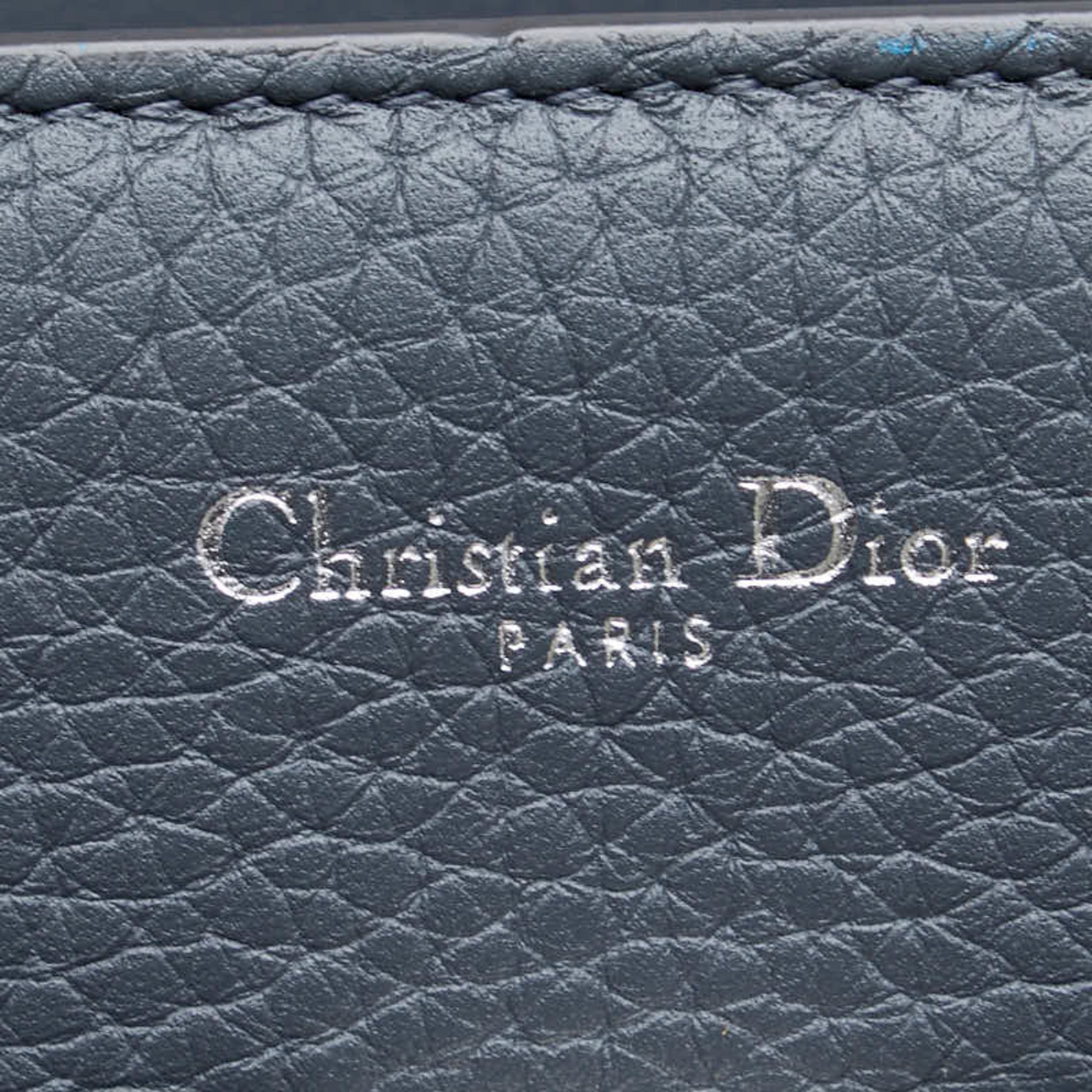 Christian Dior Dior Ever Handbag Shoulder Bag Grey Leather Women's