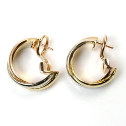 CARTIER K18YG/PG/WG Trinity Earrings 12.4g for Women