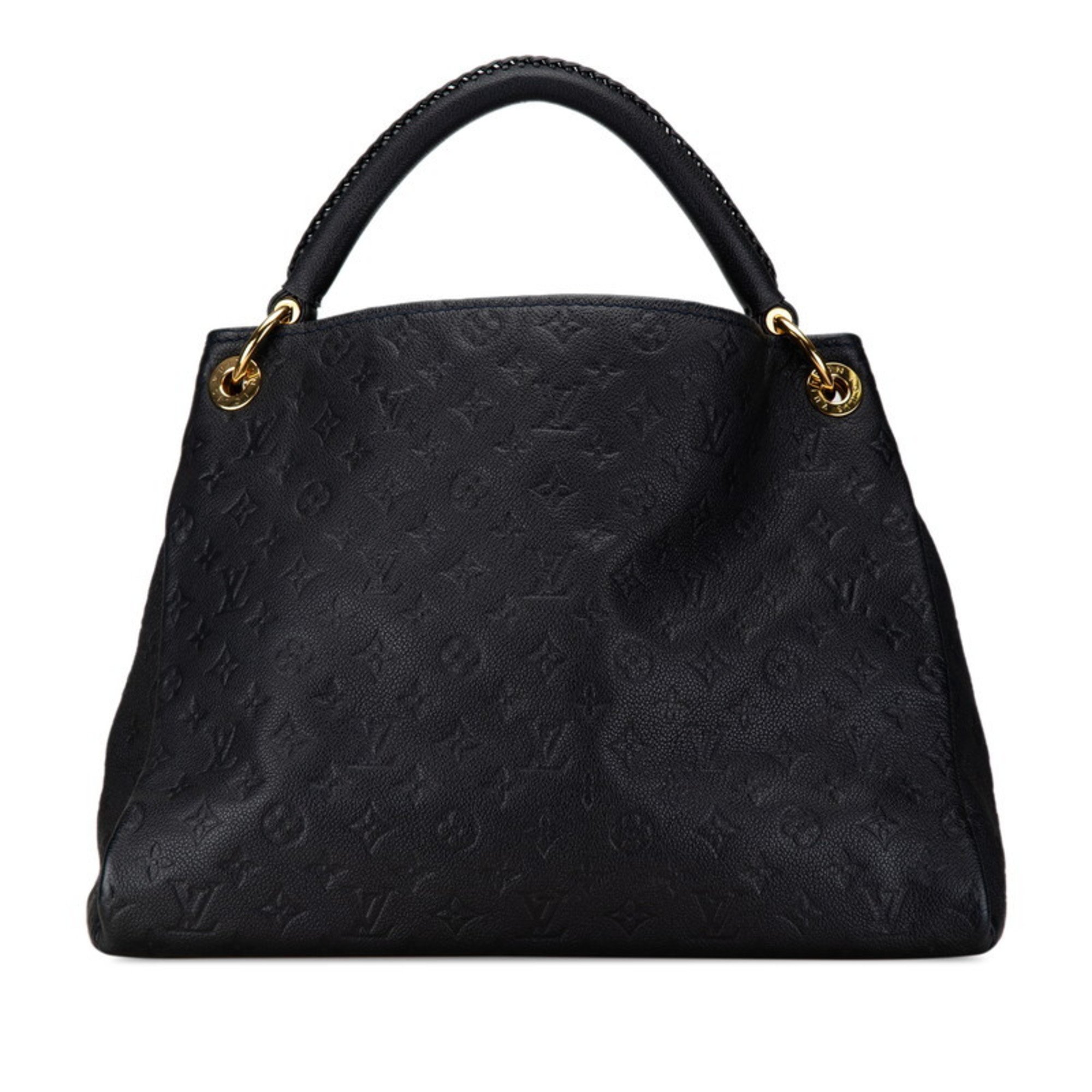 Louis Vuitton Monogram Empreinte Artsy MM Shoulder Bag M41066 Noir Black Calf Leather Women's LOUIS VUITTON