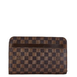 Louis Vuitton Damier Saint Second Bag N51993 Brown PVC Leather Women's LOUIS VUITTON