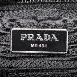 Prada Triangle Plate Camouflage Camo Pattern Handbag Shoulder Bag Orange Multicolor Canvas Women's PRADA