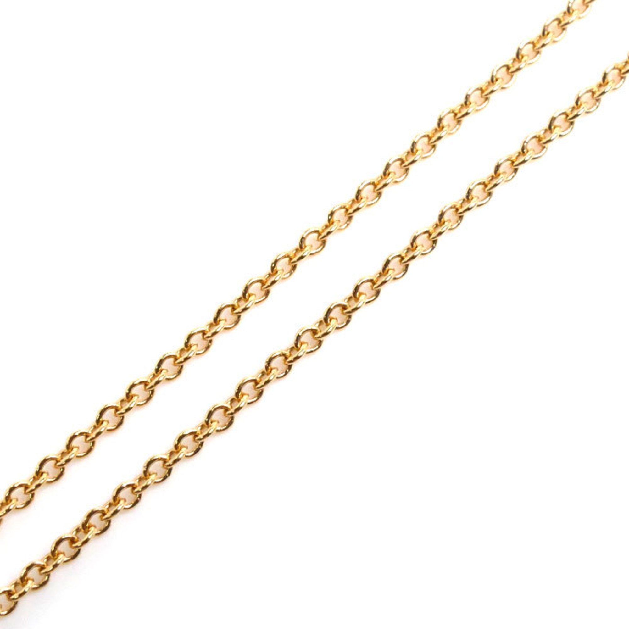 TIFFANY&Co. Tiffany K18PG Pink Gold Knot Necklace 70152460 8.4g 43cm Women's