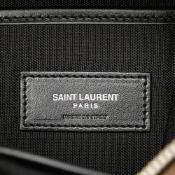 Saint Laurent Camouflage Backpack Khaki Green Canvas Leather Women's SAINT LAURENT