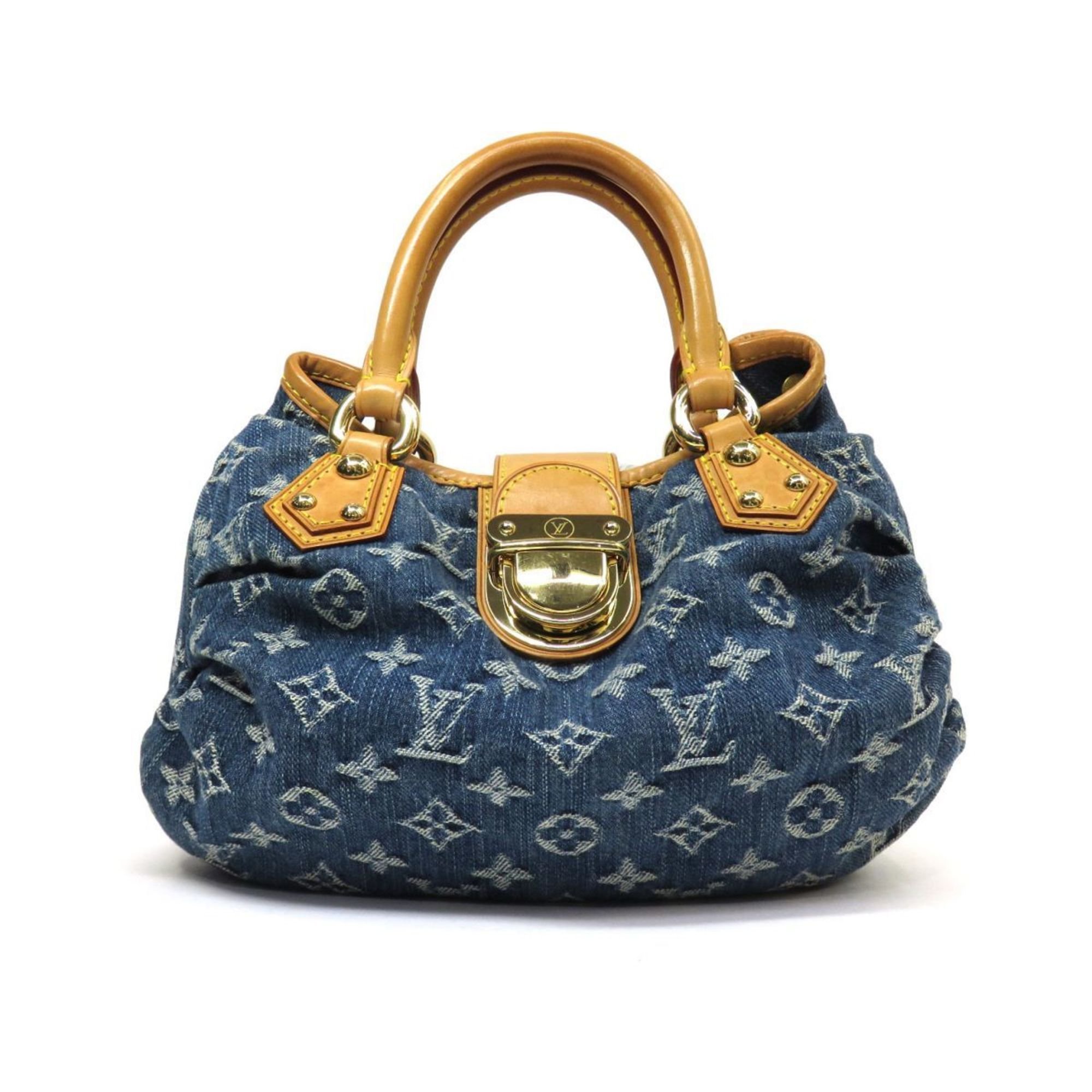 LOUIS VUITTON Louis Vuitton Monogram Denim Pretty M95020 Handbag Tote Bag