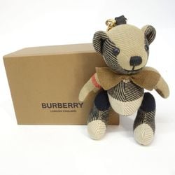 BURBERRY Thomas Bear Charm Bowtie Archive Beige Keychain