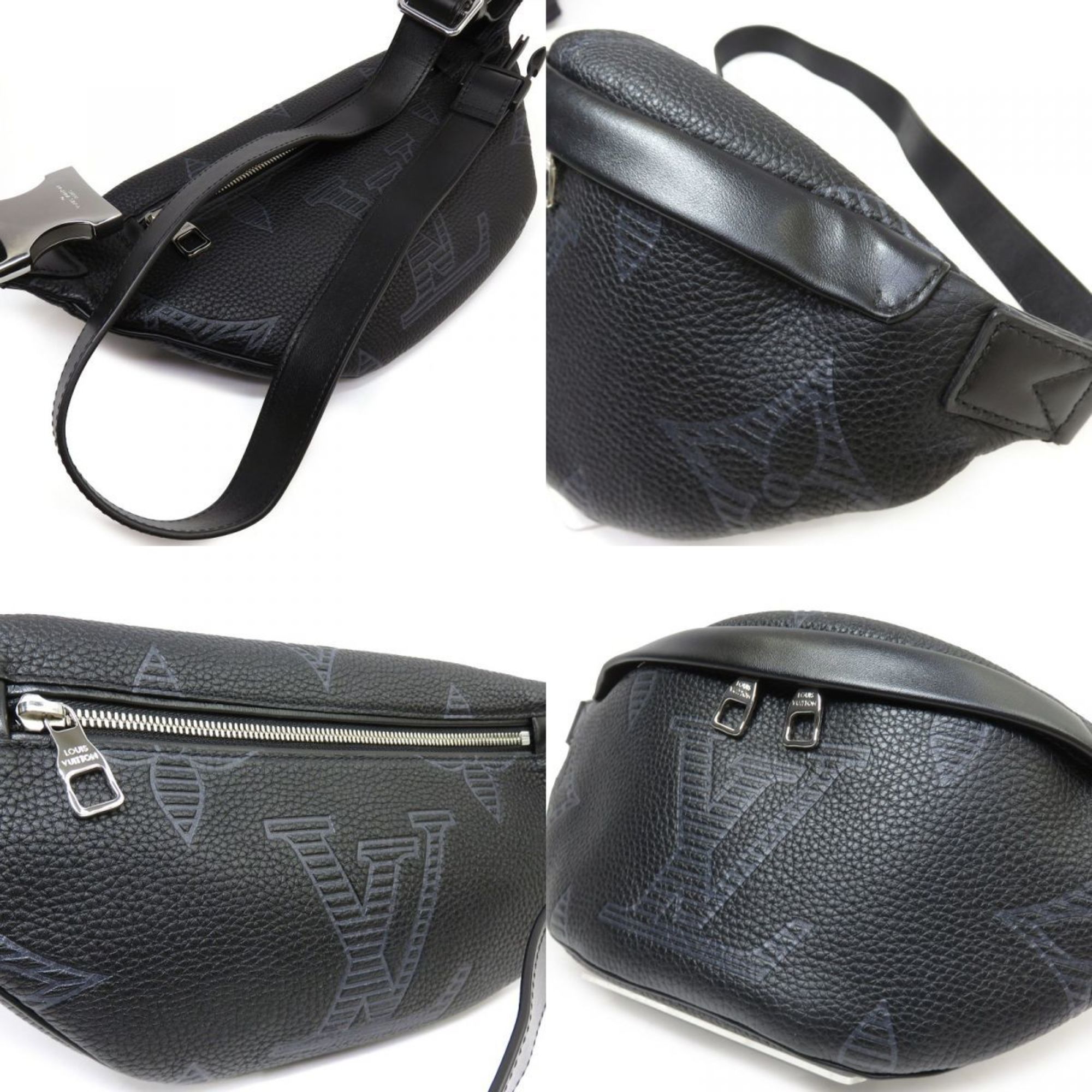 LOUIS VUITTON Louis Vuitton Monogram Giant Shadow Discovery Bum Bag NM M57289 Waist Body