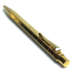 MARS CARAN dACHE M.A.R.S Ecridor Skull Ballpoint Pen, Gold, Knock Type