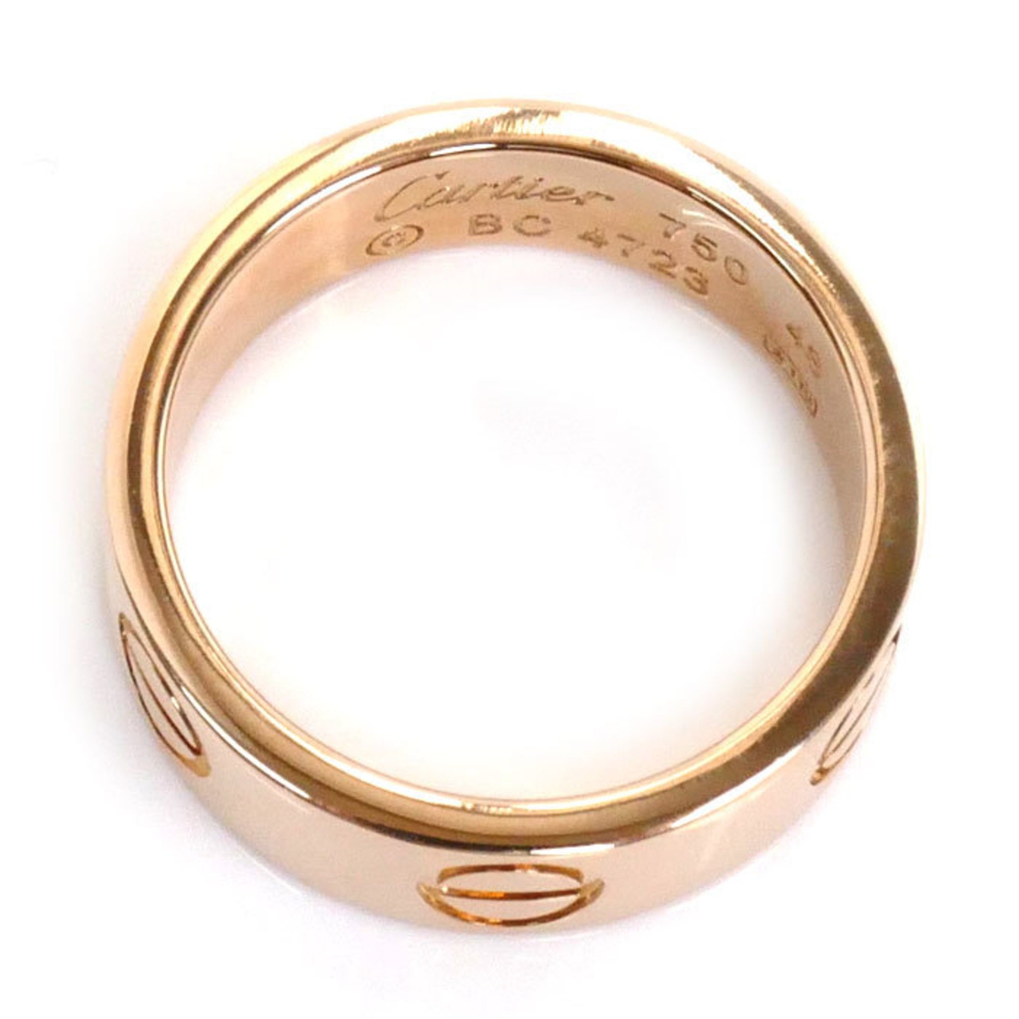 CARTIER Cartier K18PG Pink Gold Love Ring B4084848 Size 8 48 5.8g Women's