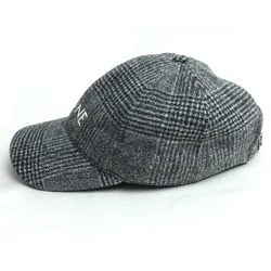 CELINE Wool Cap, Grey, 2AUS9448V, L, Unisex