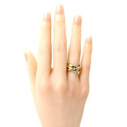 CELINE 18K Yellow Gold Ring, Size 12, 7.6g, Women's