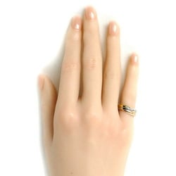 CARTIER K18YG/PG/WG Trinity SM Ring, Size 9, 48, 4.1g, Women's