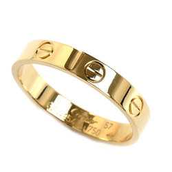 CARTIER Cartier K18YG Yellow Gold Love Ring B4085057 Size 16.5 57 3.5g Unisex