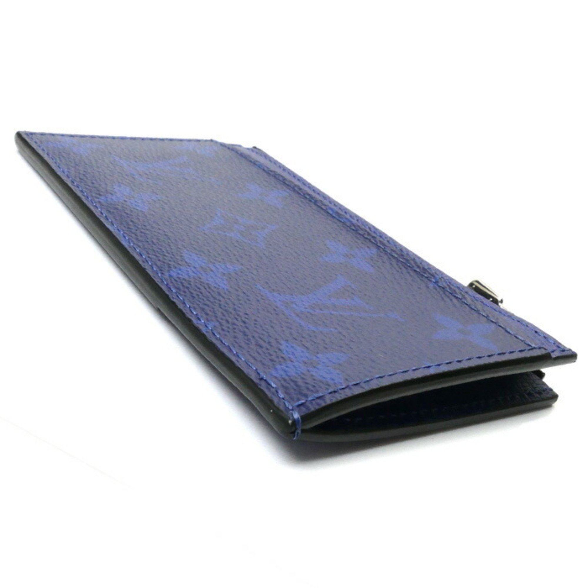 LOUIS VUITTON Louis Vuitton Coin Card Holder Case Taigarama Cobalt M30270 Men's