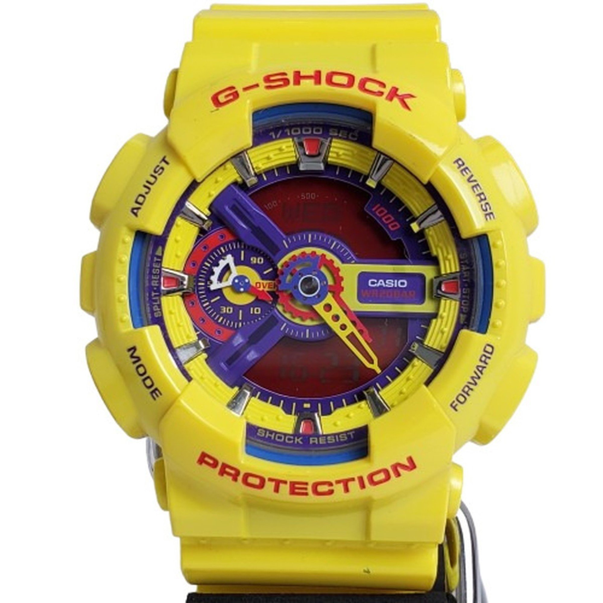 G-SHOCK CASIO Watch GA-110A-9JF Hyper Colors Ana-Digi Digi-Ana Quartz Yellow Shock Resist Kaizuka Store IT9X10YABW66