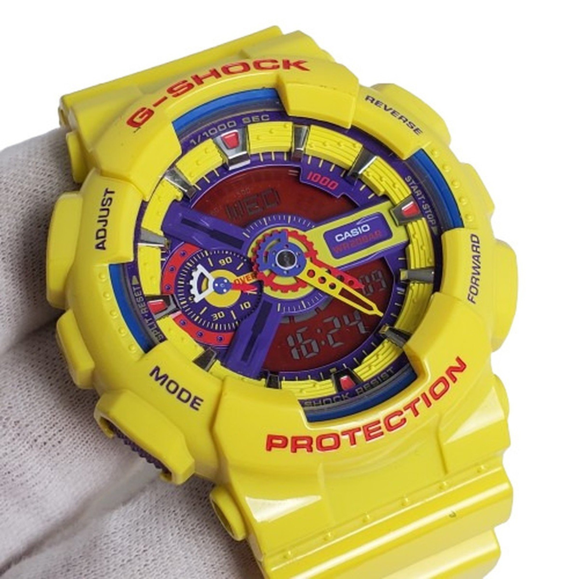 G-SHOCK CASIO Watch GA-110A-9JF Hyper Colors Ana-Digi Digi-Ana Quartz Yellow Shock Resist Kaizuka Store IT9X10YABW66