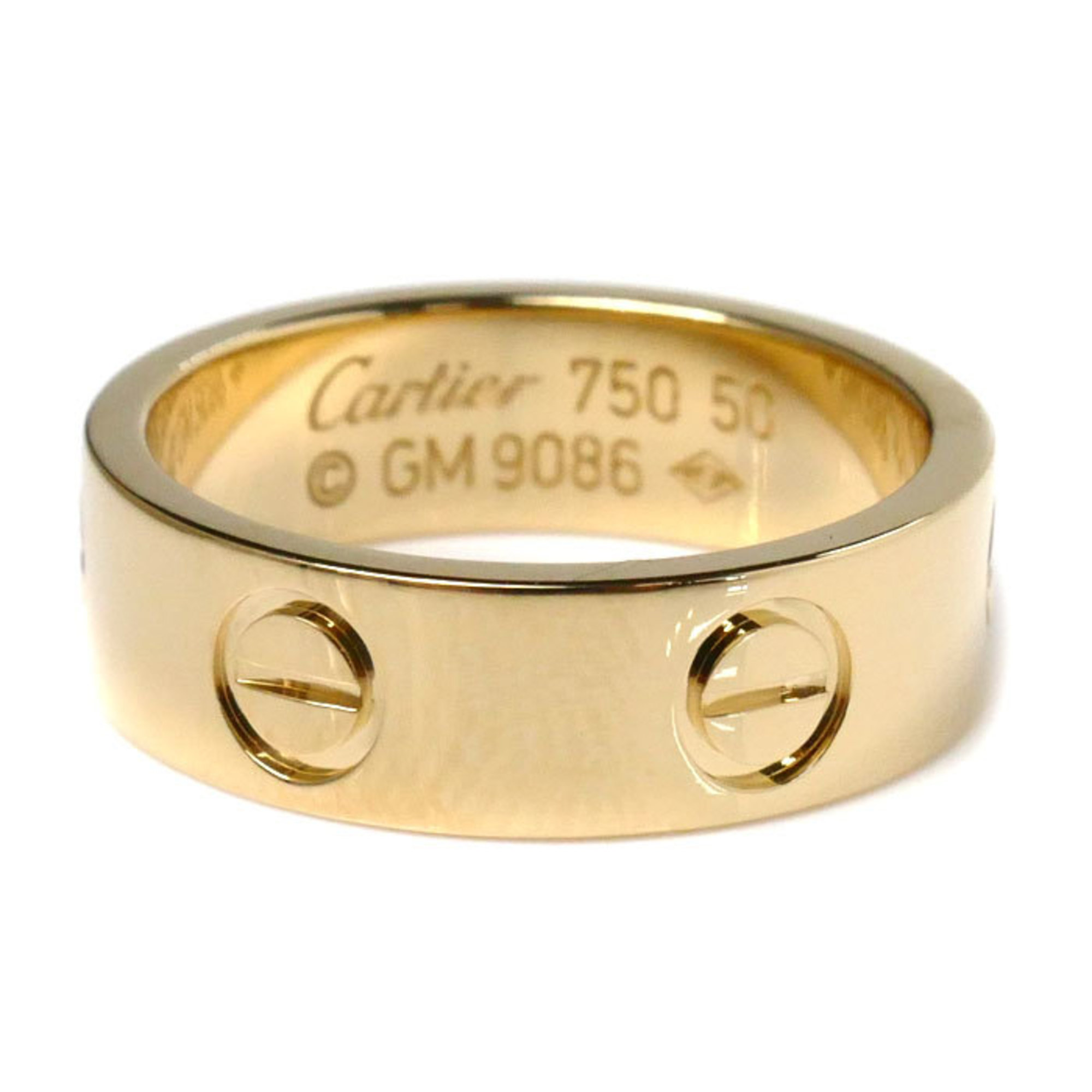 CARTIER Cartier K18YG Yellow Gold Love Ring B4084650 Size 10 50 6.5g Women's