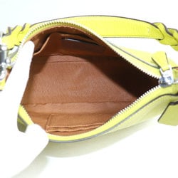 COACH Teri Shoulder Bag Signature Light Khaki Lime CJ590 Women's