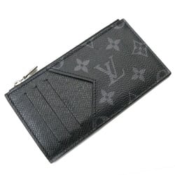 LOUIS VUITTON Louis Vuitton Coin Card Holder Case Monogram Eclipse Black M30271 Men's