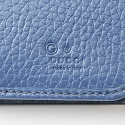 Gucci Wallet Men's Bi-fold GUCCI Long Interlocking G INTERLOCKING Bicolor Black Blue 610467 CAO2N 1040