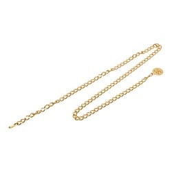 Chanel Coco Mark Chain Belt Gold Plated Women's CHANEL