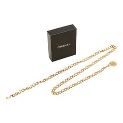 Chanel Coco Mark Chain Belt Gold Plated Women's CHANEL