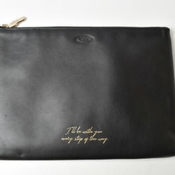 Tod's Clutch Pouch Bag GM TOD'S Soft Leather Black XAUUNSNG400NKSB999