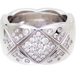 Chanel #52 Coco Crush Large Ladies Ring J10863 750 White Gold Size 12