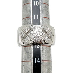 Chanel #52 Coco Crush Large Ladies Ring J10863 750 White Gold Size 12