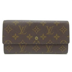 Louis Vuitton Long Wallet Women's and Men's Monogram Brown