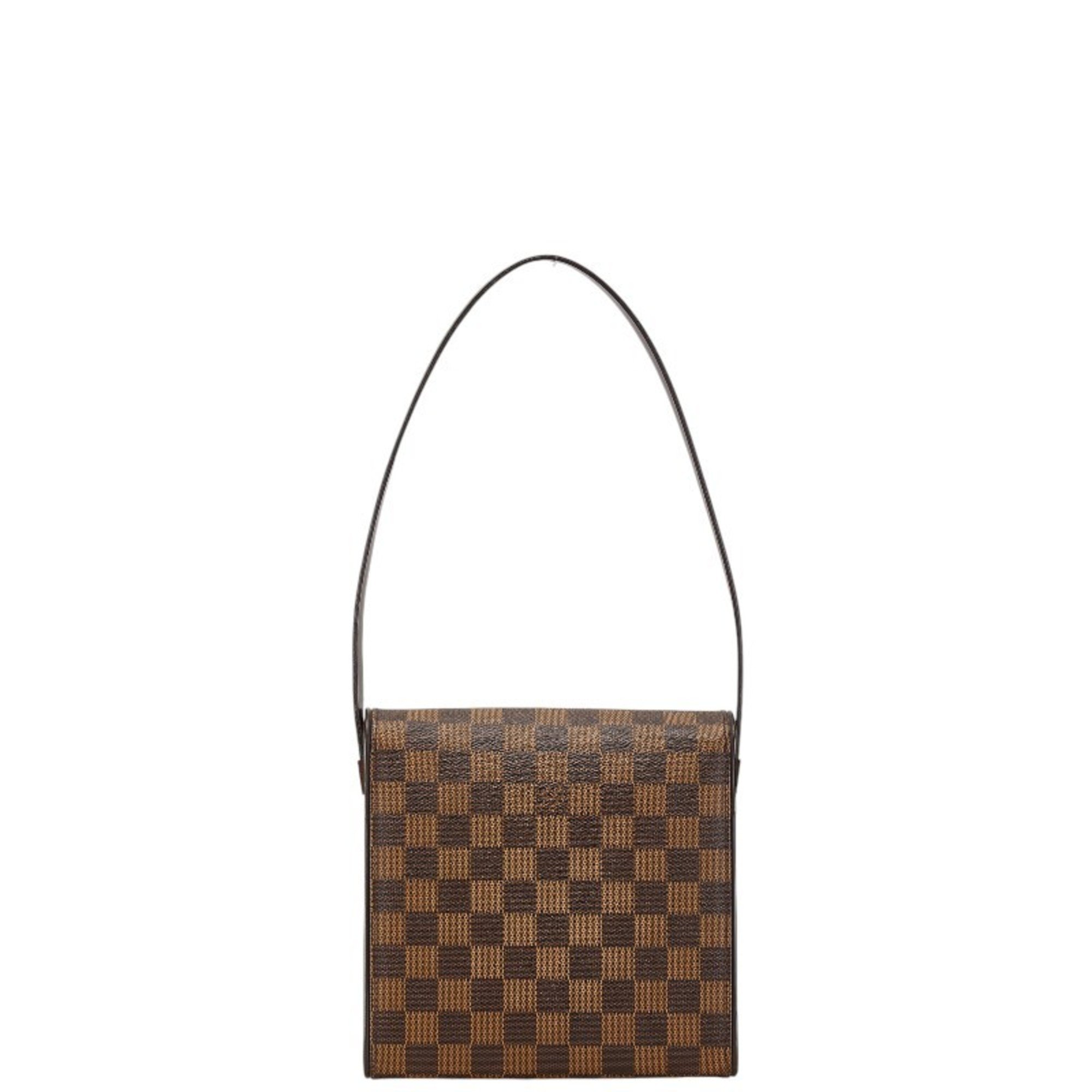 Louis Vuitton Damier Tribeca Shoulder Bag N51162 Brown PVC Leather Women's LOUIS VUITTON