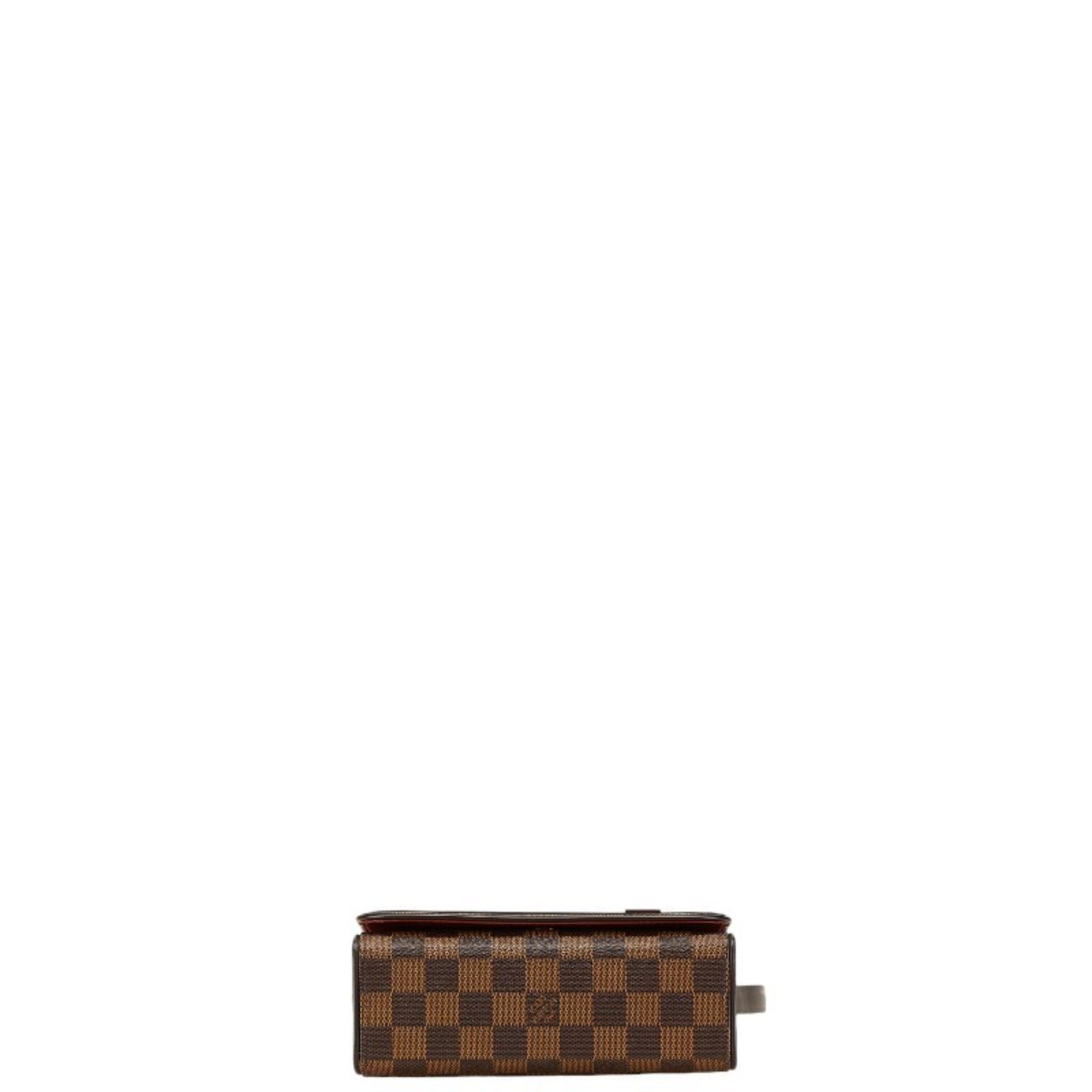 Louis Vuitton Damier Tribeca Shoulder Bag N51162 Brown PVC Leather Women's LOUIS VUITTON