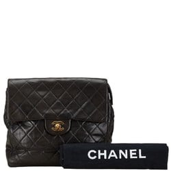 Chanel Matelasse Coco Mark Chain Backpack Black Lambskin Women's CHANEL