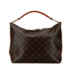 Louis Vuitton Monogram Sully PM Handbag Shoulder Bag M40586 Brown PVC Leather Women's LOUIS VUITTON