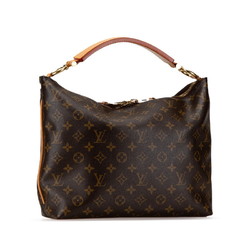 Louis Vuitton Monogram Sully PM Handbag Shoulder Bag M40586 Brown PVC Leather Women's LOUIS VUITTON