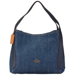 Coach Hadley Hobo Limited Edition Handbag Tote Bag CA834 Blue Denim Leather Women's COACH