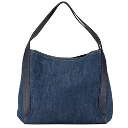 Coach Hadley Hobo Limited Edition Handbag Tote Bag CA834 Blue Denim Leather Women's COACH