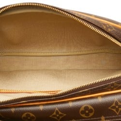 Louis Vuitton Monogram Reporter PM Shoulder Bag M45254 Brown PVC Leather Women's LOUIS VUITTON