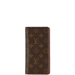 Louis Vuitton Monogram Portefeuille Brazza Long Wallet M66540 Brown PVC Leather Women's LOUIS VUITTON