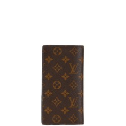 Louis Vuitton Monogram Portefeuille Brazza Long Wallet M66540 Brown PVC Leather Women's LOUIS VUITTON