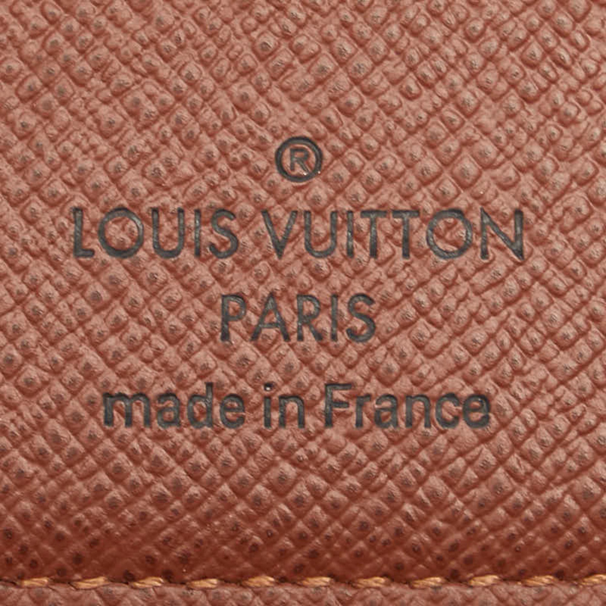 Louis Vuitton Monogram Portefeuille Brazza Long Wallet M66540 Brown PVC Leather Women's LOUIS VUITTON