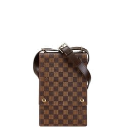 Louis Vuitton Damier Portobello Shoulder Bag N45271 Brown PVC Leather Women's LOUIS VUITTON