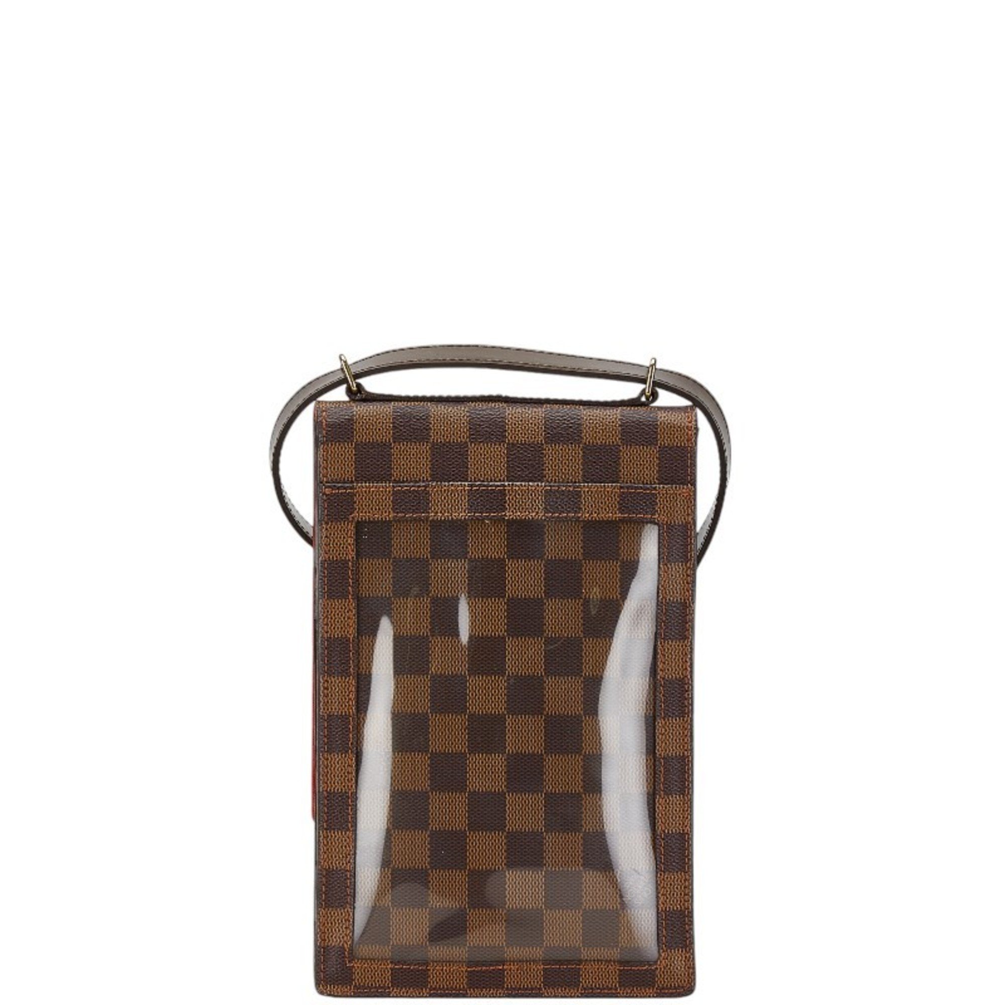 Louis Vuitton Damier Portobello Shoulder Bag N45271 Brown PVC Leather Women's LOUIS VUITTON