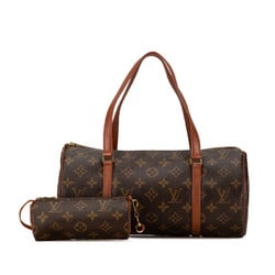 Louis Vuitton Monogram Papillon 30 (old) Handbag Shoulder Bag M51365 Brown PVC Leather Women's LOUIS VUITTON